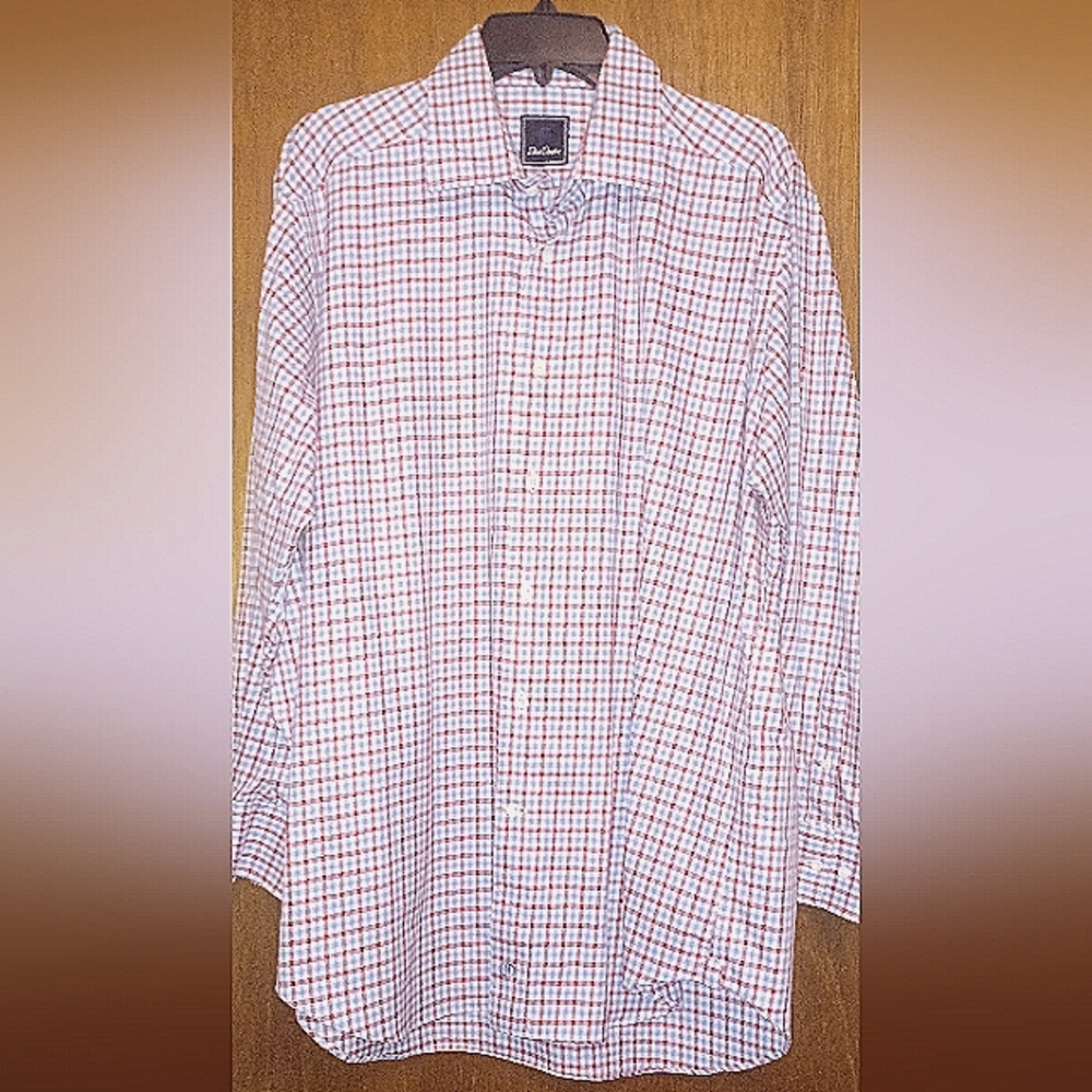 Mens Long Sleeve Button Down Large